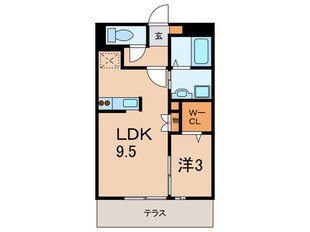 プレミ－ルの物件間取画像